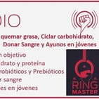 Episodio 103: HIITs quema grasa, ciclado de CH, prebióticos/probióticos, donar sangre y ayuno intermitente en jóvenes